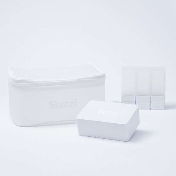 Suzzi｜旅行盥洗包三件組-希臘白組合