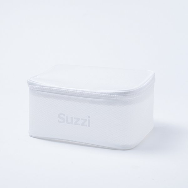 Suzzi Travel Toiletry Bag - White